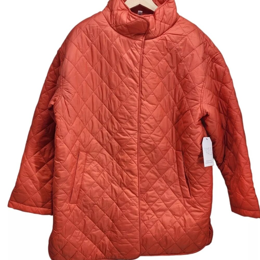 Women's time and Tru Plus size Quilted Coat 16W-18W